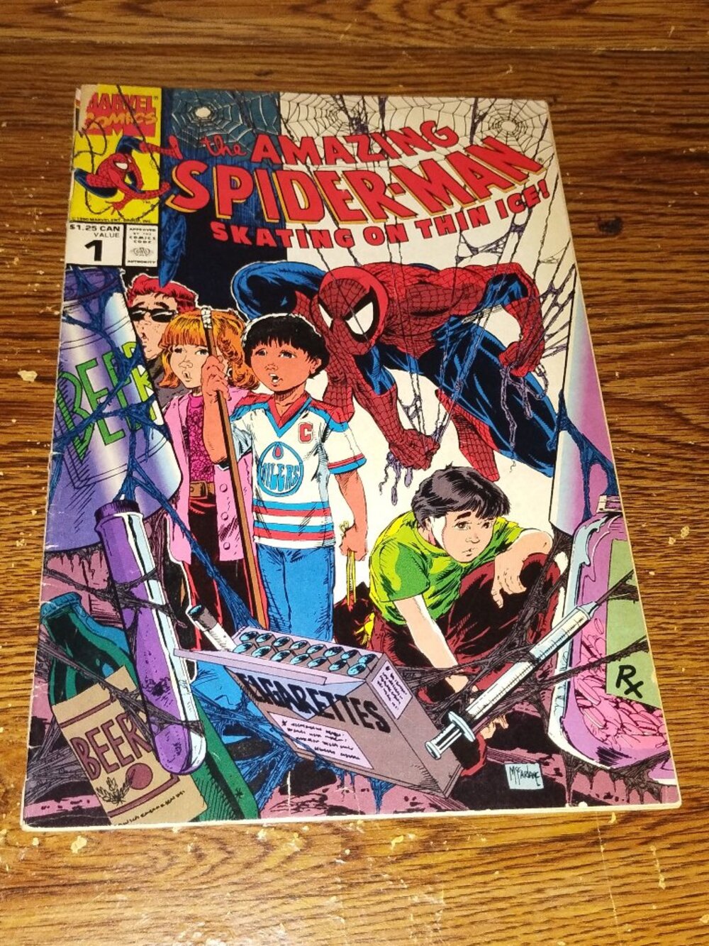 The Amazing Spider-Man Skating on Thin Ice #1 (Marvel Comics, 1992)